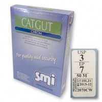 HILO SUTURA CATGUT CROMICO CARRETE USP 3/EP7  50 MTS.